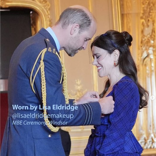 Two ladies at the MBE Investiture wearing accessories from BeChic!