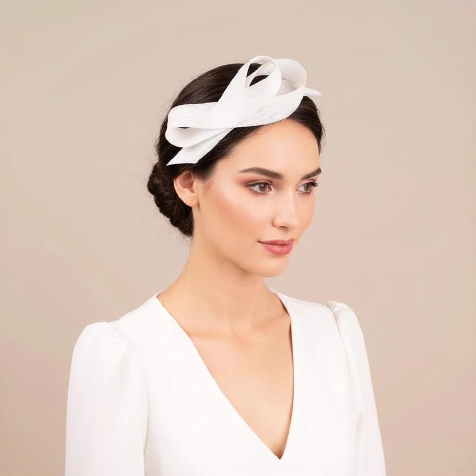 Elegant Hair Bow Headband – Feminine Statement Headpiece – Bridal & Occasion Hair Accessory
